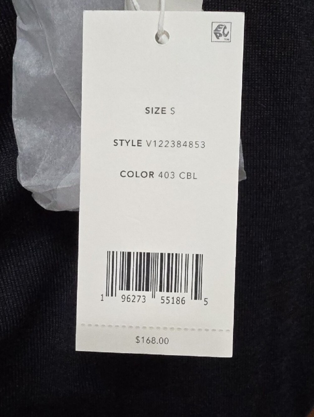 Vince Black Draped-Cowl Short Sleeve Tee - Picture 3 of 3